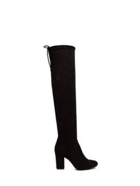 Call it Spring Black stretch Over-the-Knee high Boots
